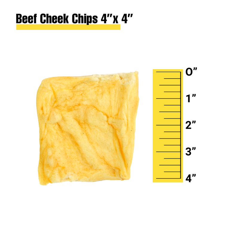 Beef Cheek Chips - 6 lb Bulk Box