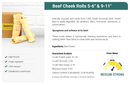 Beef Cheek Roll Chews Information Sheet