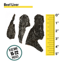 Beef Liver Dog Treat Size Sheet - 10 Pack