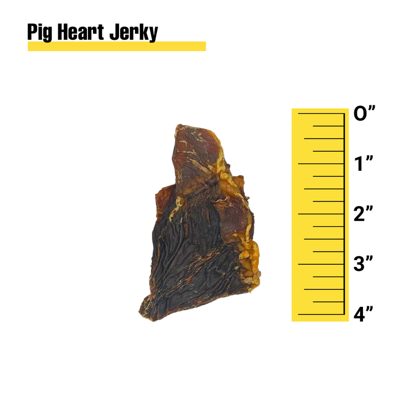 Pig Heart Jerky - 3 lb Bulk Box