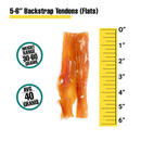 5" Tendon Dog Chew Size Sheet