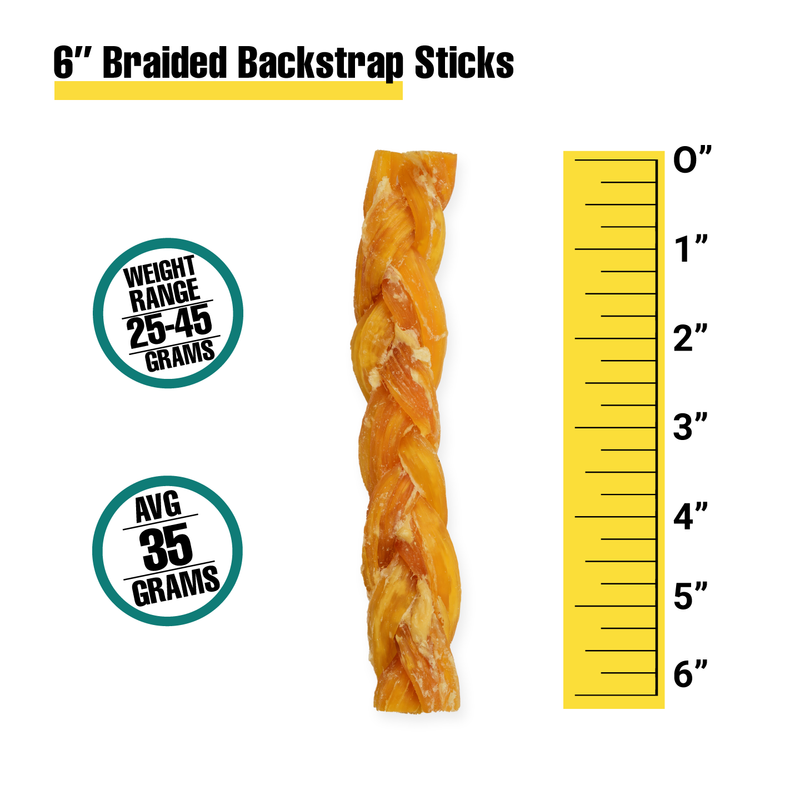 Braided Backstrap Sticks - Bulk Box