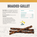 12" Braided Gullet Sticks