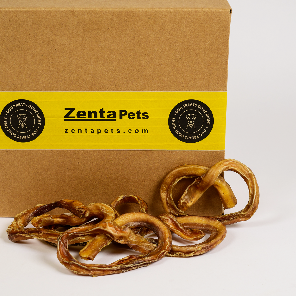 Pretzel Shaped Bully Stick Dog Chews | Zenta Pets