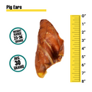 Pig Ear Chews Size Chart