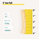 4” Cow Tails - Bulk Box