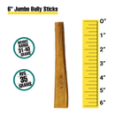 6" Jumbo Bully Sticks - Bulk Box