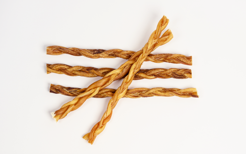 12” Thin Braided Bully Sticks - Bulk Box