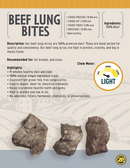 Beef Lung Bites 5oz