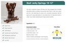 Large Beef Jerky Springs Information Sheet