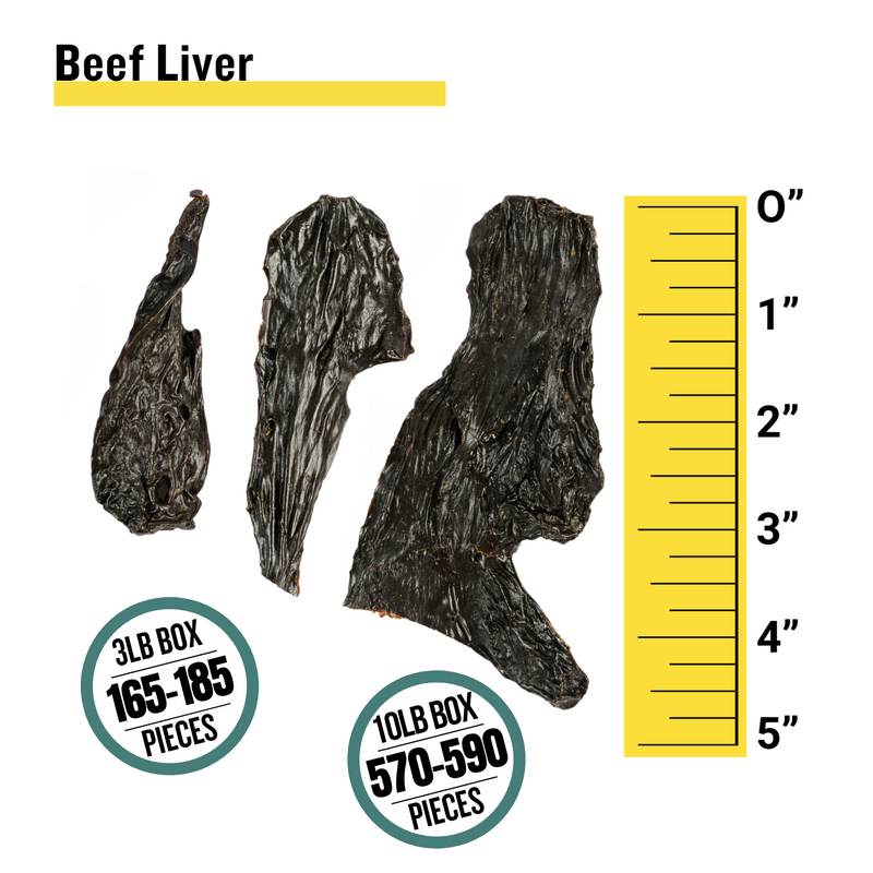 Beef Liver For Dogs Size Sheet