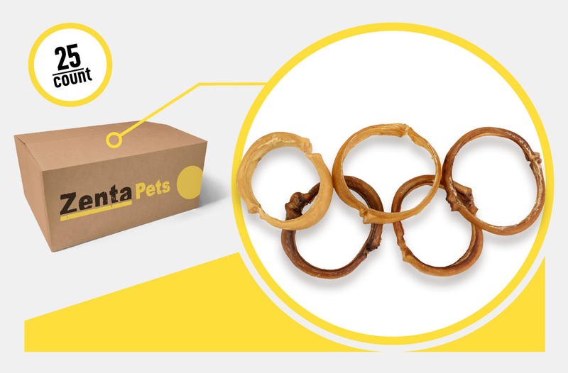 Bully Rings For Dogs Natural Chews Made from Bully Sticks