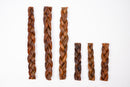 Collagen Braided Beef Chews Size Comparisons