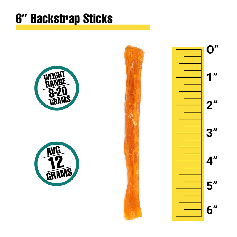 6” Backstrap Sticks - Bulk Box