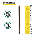 12" Gullet Stick Size Sheet
