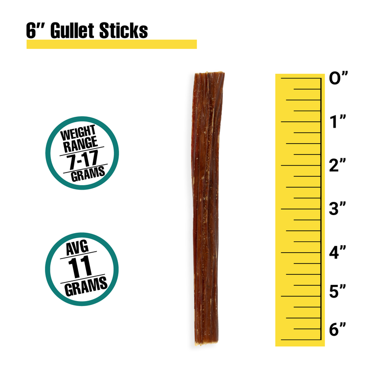 6” Gullet Sticks - Bulk Box