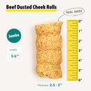 Beef Dusted Cheek Rolls 5-6"