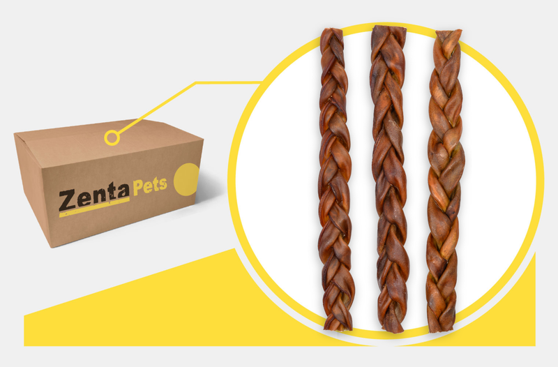 Beef Braided Collagen Chews For Dogs