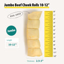 Jumbo Cheek Rolls - 10-12"