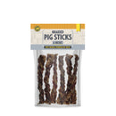 6" Braided Pig Pizzles