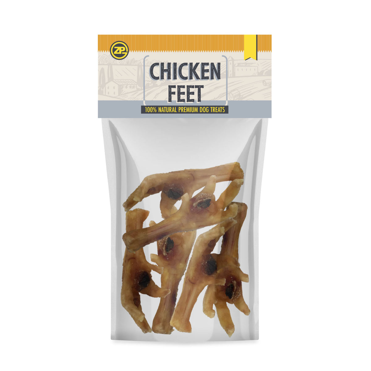 Chicken Feet Dog Chews - 6 & 12 Pack