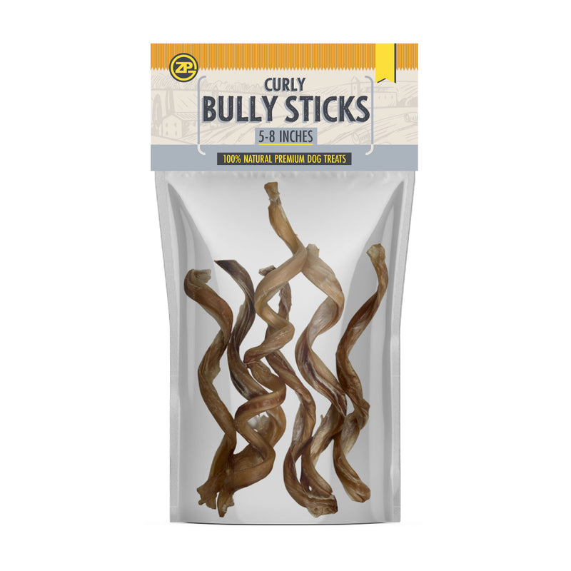 5-8” Curly Bully Sticks