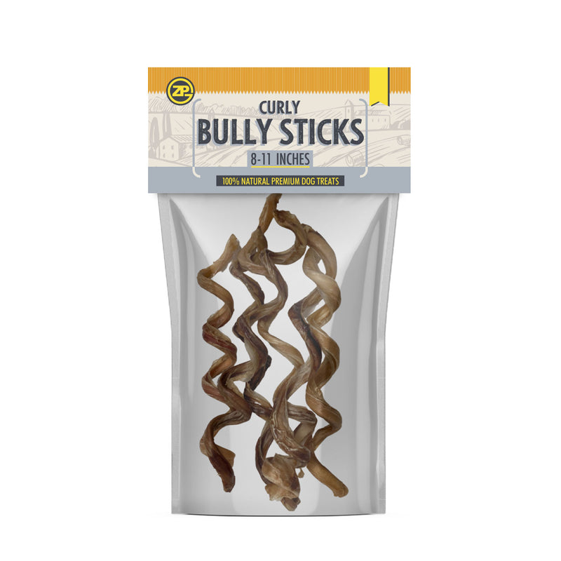 8-11” Curly Bully Sticks