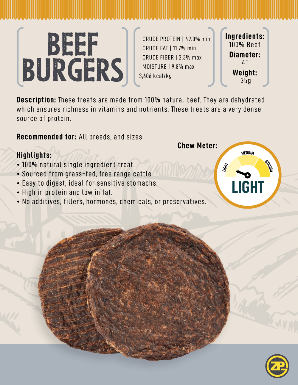 Beef Burgers Bulk