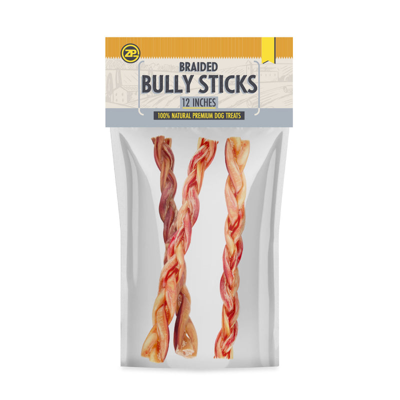 12" Braided Bully Sticks