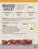 12" Braided Gullet Sticks
