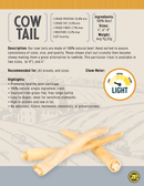 6-8" Cow Tails - Bulk Box